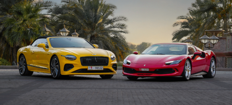 Sports Car Rental Dubai No Deposit | Luxury Daily, Weekly & Monthly Options